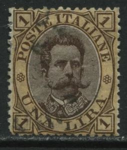 Italy 1889 1 lira used - Picture 1 of 1