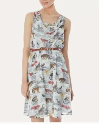 9. Yumi Anthropologie Uttam Boutique Safari Kleid neu mit Etikett 6 - Bild 1 von 4