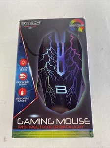 Bytech Multi-Color Backlight Gaming Mouse With 6 Buttons 7 LED Colors - Picture 1 of 6