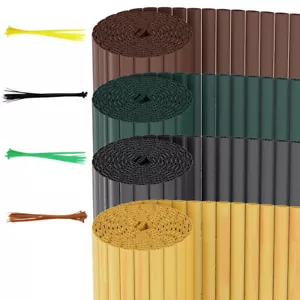 Sichtschutzmatte Sichtschutzzaun Sichtschutz Windschutz PVC Zaun Balkon Garten - Bild 1 von 12