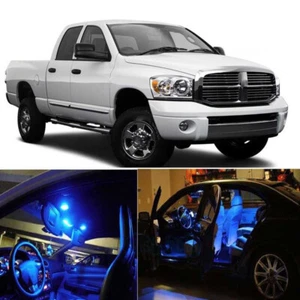 Kit de equipamiento de luces interiores LED azules para Dodge RAM 1500 2500 3500 2006-2008 - Imagen 1 de 7
