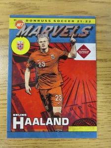 2021-22 Panini Donruss Road to Qatar Net Marvels Press Erling Haaland #5 WD - Picture 1 of 2