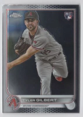 2022 Topps-Chrome ROOKIE Tyler Gilbert Rookie Arizona Diamondbacks #65 R108 - Image 1 of 2
