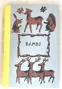 Vintage Bambi Children's Book Junior Deluxe Editions 1956 - Picture 1 of 11