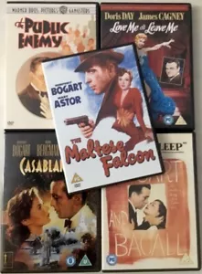 James Cagney & Humphrey Bogart 5 x DVD Film Collection - Picture 1 of 2