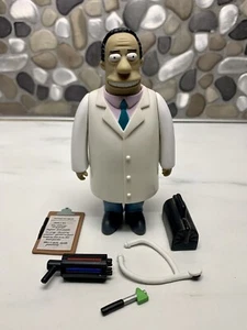 PLAYMATES INTERACTIVE THE SIMPSONS SERIES 6 DOCTOR DR. HIBBERT ACTION FIGURE WOS - Picture 1 of 2