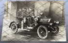 1907 camion de pompiers adjoint RPPC chef Western Mass Springfield ? CPA photo réelle