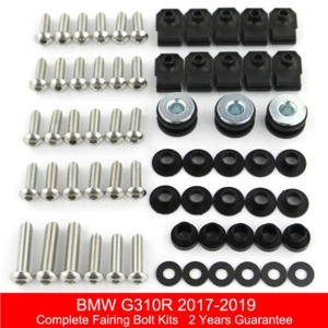 Kit completo de carrocería de perno de carenado de acero inoxidable apto para BMW G310R 2017-2019 - Imagen 1 de 8