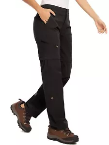 Women's Hiking Pants Convertible Zip Off Lightweight Quick Dry Outdoor Travel... - Picture 1 of 7