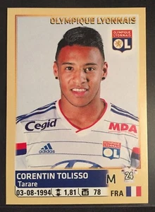 2014-15 Panini Foot France # 212 Corentin Tolisso Olympiques Lyon Rookie sticker - Picture 1 of 1