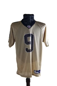 Drew Brees #9 Reebok Equipment Jersey NFL Youth Size: XL 18/20 Football Players - Picture 1 of 9