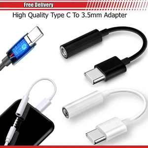 Universal USB Type C To 3.5mm Audio Headphones Jack Adapter For All Mobile Phone - Afbeelding 1 van 13