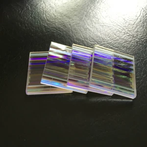 10 Stück defektes schlankes Prisma PBS DIY Deko Prisma Physik Licht Forschung Glas - Bild 1 von 11