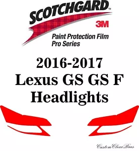 3M Scotchgard Paint Protection Film Pro Series Clear 2016 2017 Lexus GS GS F - Picture 1 of 3
