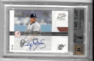 AUTÓGRAFO ROGER CLEMENS 2002 TOP TEN CERTIFICADO ~ YANKS GRADO 9/10 BECKETT - Imagen 1 de 1