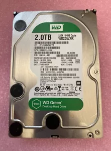 WD Green 2TB SATA 64MB Cache WD20EZRX WD20EZRX-60D8PB0 5400RPM 3.5" Desktop HDD - Picture 1 of 2