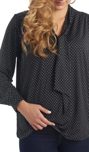 Top de maternidad y enfermería Everly gris a lunares Kendall talla grande (10-12) FASHIP - Imagen 1 de 3