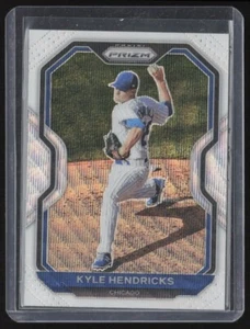 2021 Prizm Baseball Kyle Hendricks #97 White Wave Prizm Chicago Cubs - Picture 1 of 3