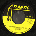Clovers: Skylark / Don't You Know I Love You Atlantic 7" Single 45 Rpm