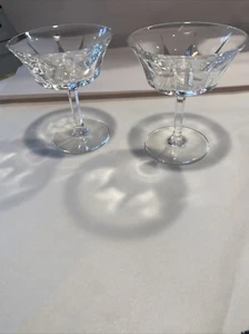 St. Louis Kristall Cerdagne American Sherbet Champagner 2 Gläser - Bild 1 von 8