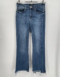 Judy Blue Jeans Cropped Boot Womens 3/26 Stretch Dark Wash Mid Rise Denim - Picture 1 of 10