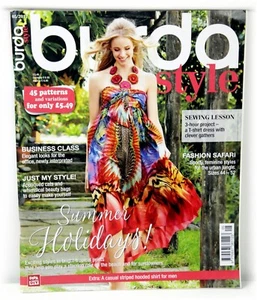 Burda Style Sewing Magazine 2017 Issue 5 Uncut Pattern Sheet Included - Picture 1 of 5