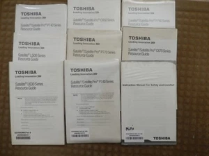 Documentation packet for Toshiba P770/P750/P740/C670/C650/L630/L500 Series +Mini - Picture 1 of 1
