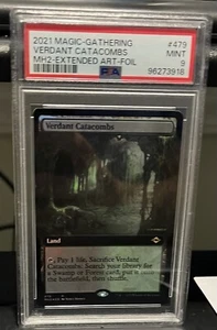 2021 MTG MH2 Verdant Catacombs #479 Foil Extended Art PSA 9 - Picture 1 of 2
