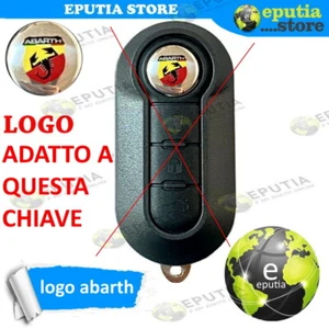 Logo Abarth para Llave Cover Control Remoto Mando Botones Fiat 500L Evo Panda - Imagen 1 de 1