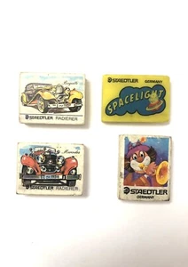 Vintage Eraser Rubber Staedtler Car Space Clown UFO - Picture 1 of 1