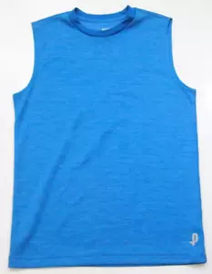 Penn Blue Solid Polyester Crewneck Tennis Tee T-Shirt Top Sleeveless Small 1849 - Picture 1 of 5