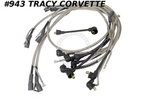 Corvette 1965-1974 cables de bujía trenzados con fecha GM8912284 bloque grande con radio - Imagen 1 de 1
