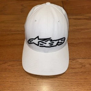 Alpinestars Blaze Flexfit Hat (L / XL White, Black) - Picture 1 of 7