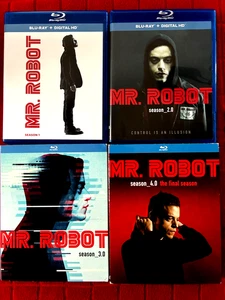 Mr. Robot: Season 1-4 Complete series (Blu-ray 2016-2020 Region 1 LN/NEW) RARE - Picture 1 of 15