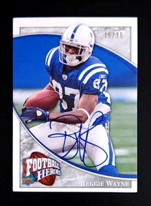 2009 Upper Deck UD HEROES REGGIE WAYNE AUTO /25 COLTS LEGEND! SSP - Picture 1 of 2