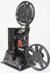 Proyector de película de cine Pathescope H 9,5 mm vintage, estilo Art Deco de 1930, FREEPOST - Imagen 1 de 22