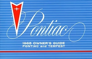 1965 GTO LEMANS TEMPEST GRAND PRIX CATALINA OWNERS MANUAL - Imagen 1 de 1