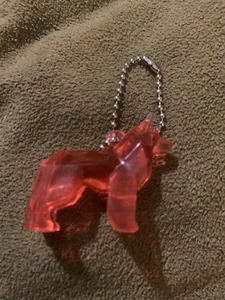 Orange Acrylic Husky Key Chain - Picture 1 of 2