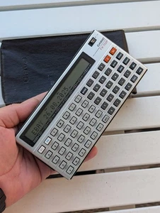 Casio programmable calculator FX-702P with carry case, working, Ext++ condition. - Picture 1 of 14