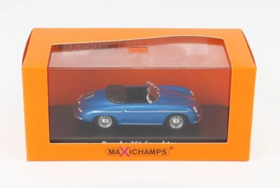 PORSCHE 356A SPEEDSTER 1956 BLU MAXICHAMPS 940065531 1:43 MINICHAMPS 356 A - Immagine 1 di 4