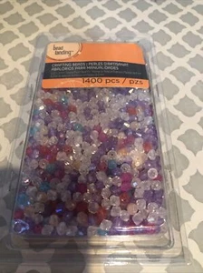 Bead Landing Crafting Beads Multi Color 1400 Pcs - Picture 1 of 4