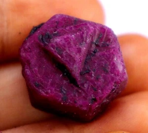 58,80 Ct Rosa Naturale Mozambico Enorme Rubino Certificato Esemplare Grezzo - Foto 1 di 5