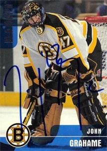 John Grahame autographed Hockey Card (Boston Bruins) 1999 BAP #393 - Picture 1 of 1