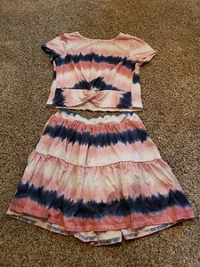 Speechless Kids Pink Tie Dye Skort Skirt & Shirt Girls Size 16 - Picture 1 of 5