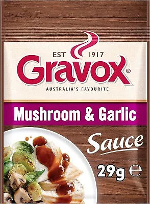 Gravox Mushroom & Garlic Sauce Mix Sachet 29G • 3$