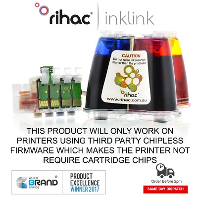 Rihac Continuous Ink System Epson WF-2860 alternative for 202 202XL cartridges - Image 1 of 2