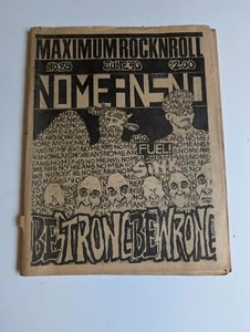 Maximum Rock n Roll: #85 June 90 NoMeansNo / Fuel / Sink - Picture 1 of 3