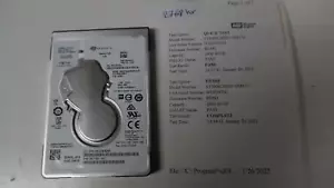 OEM Seagate 2.5" 2TB 5400RPM SATA HDD - ST2000LM007 - Tested - Picture 1 of 4