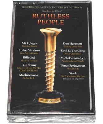 Ruthless People Original Motion Picture Soundtrack (Cassette Tape 1986) SEALED - Image 1 of 4