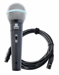 Profi DJ PA Vocal Mikrofon Gesangs Mikrophon Stage Hand Microphone XLR Kabel Set - Bild 1 von 6